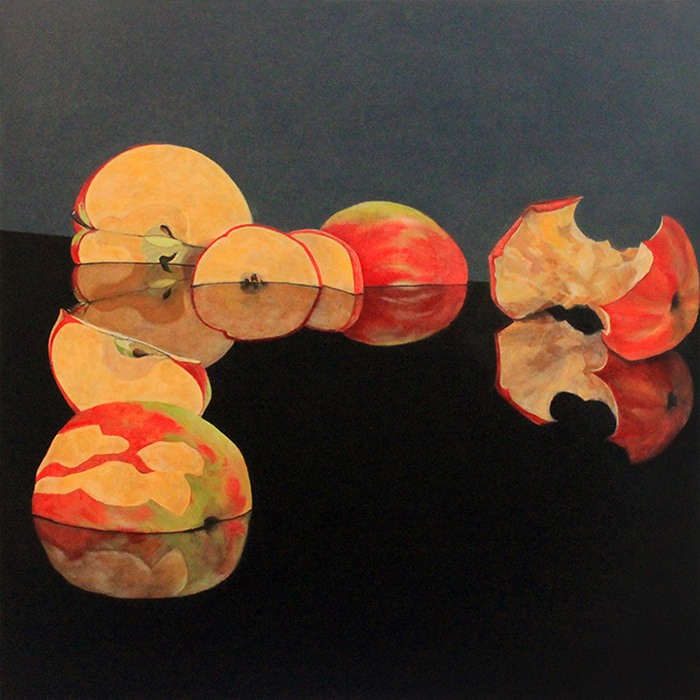 Sally Pettus painting, Apple