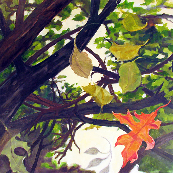 Sally Pettus painting, The Fall