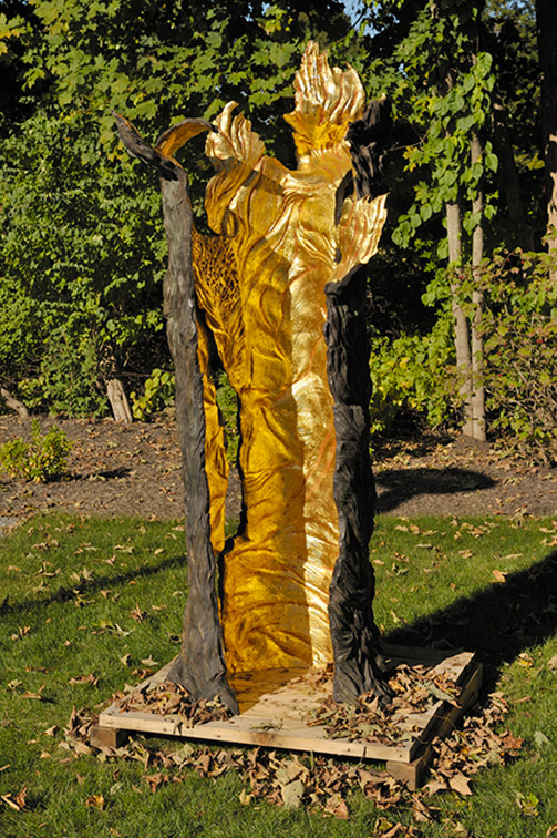 Sally Pettus sculpture, Lightning Tree