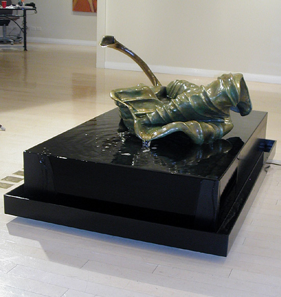 Sally Pettus sculpture, Octoberleaf